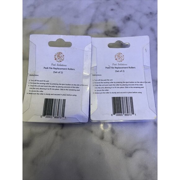 Refill Foot File Roller Heads Extra Coarse Use with Electronic Foot Files 4 CT - Picture 2 of 2